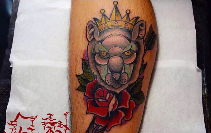 school考拉纹身图片