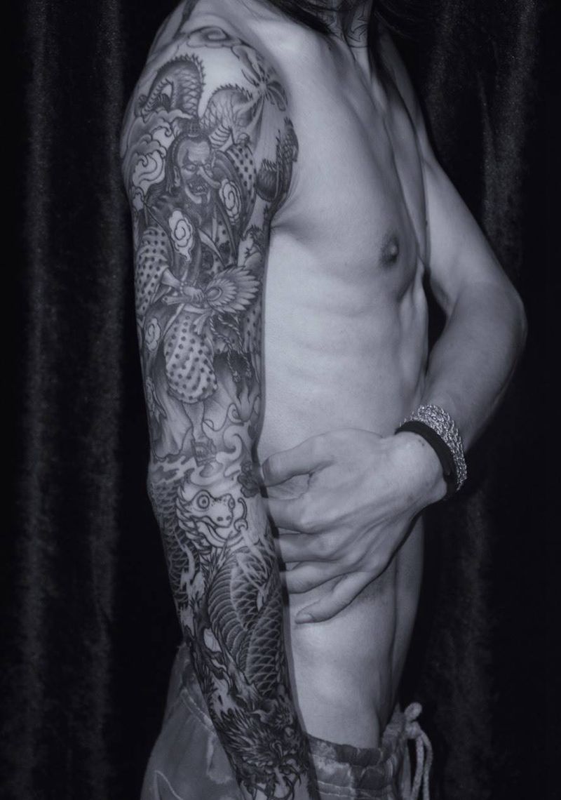 本我龙解纹身图片