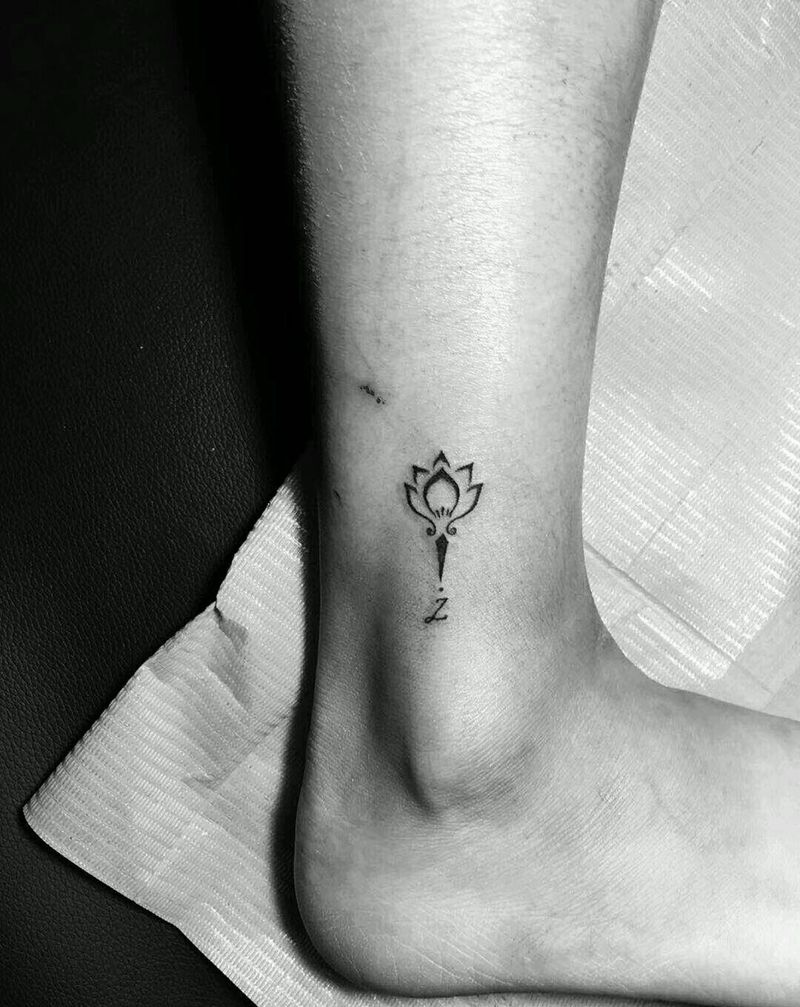 脚裸小纹身纹身图片