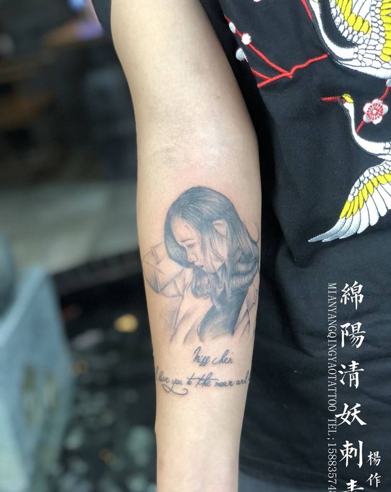肖像纹身图片