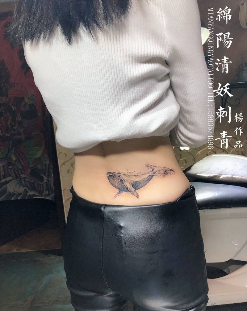 鲸鱼纹身图片