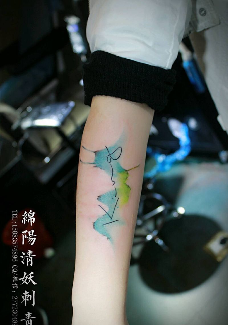 休假结束，快来约吧[微笑]纹身图片