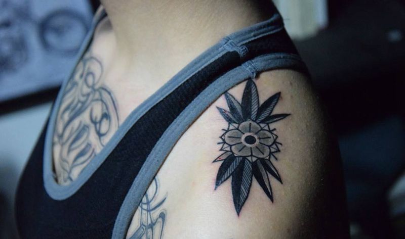 原创设计姐妹花纹身图片