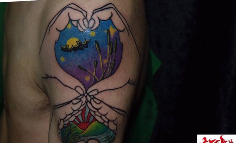 new school原创设计纹身图片