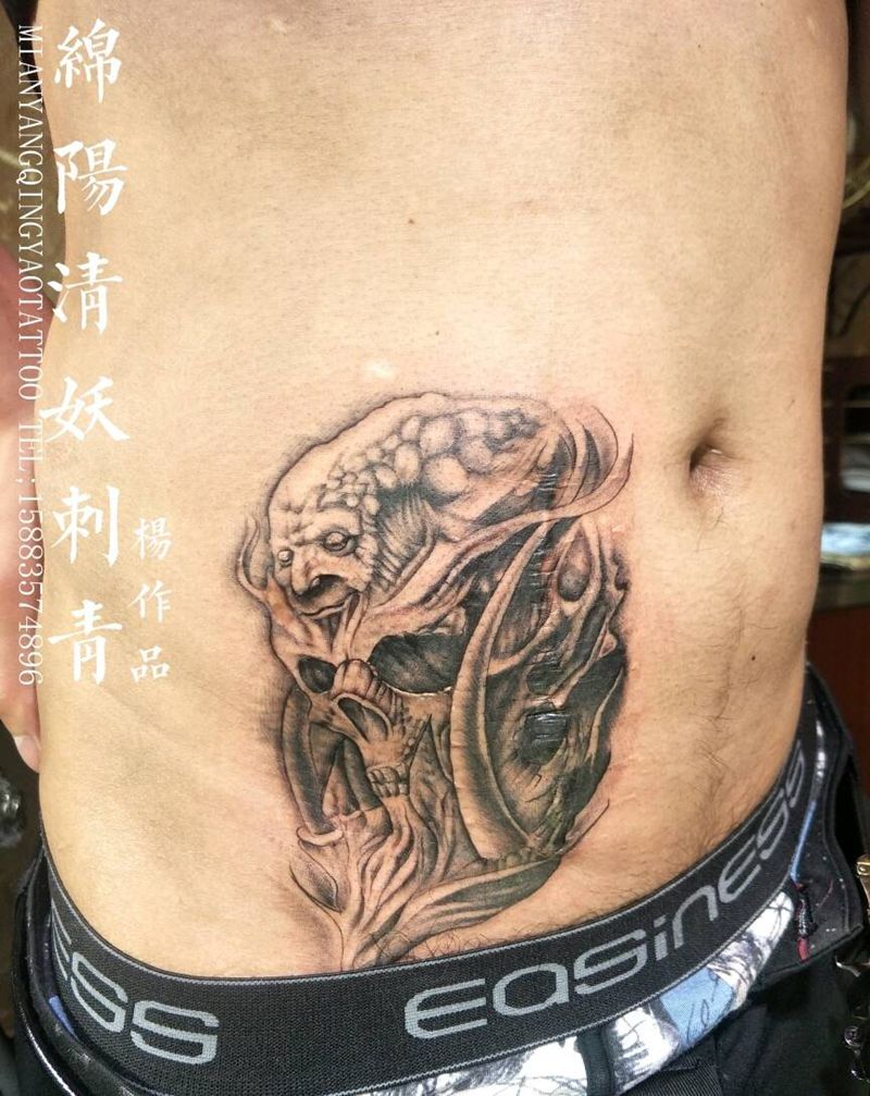 疤痕遮盖，怎么能让疤痕影响你的纹身图片_胸部腰部臀部手部习俗国画贴纸动物静物纹身图案