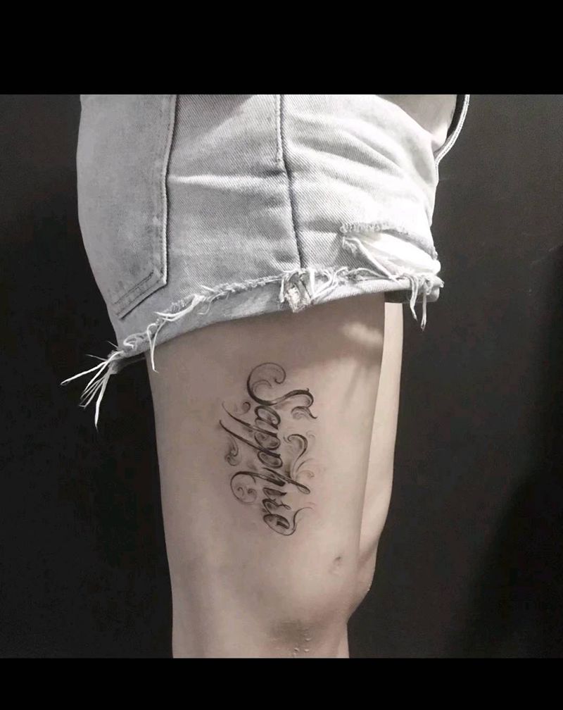 英文字母纹身图片