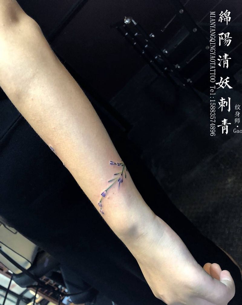 小清新花纹身 高作品纹身图片