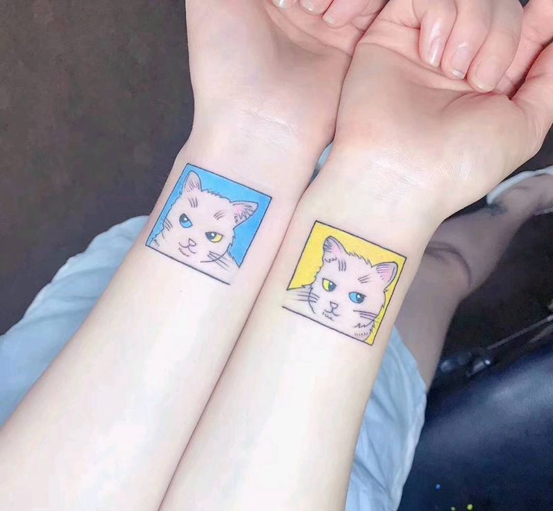 #喵#纹身图片