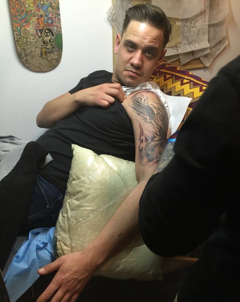 老凤凰纹身图片