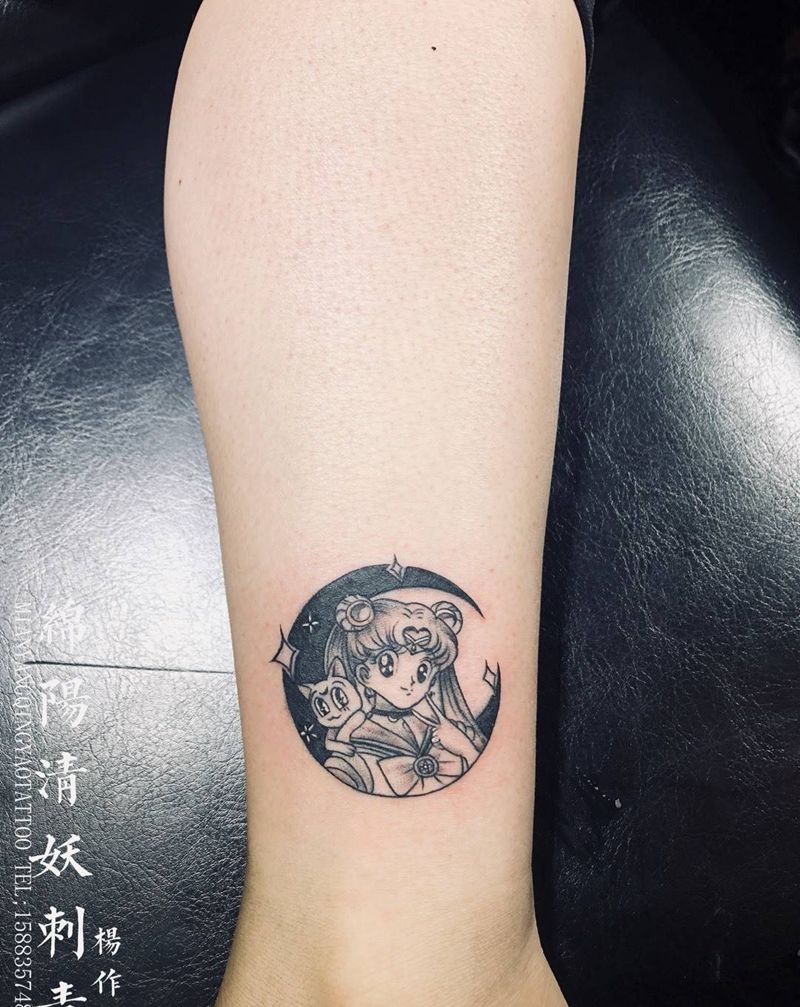 美少女纹身图片