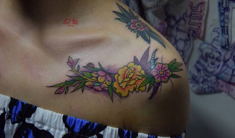 原创设计花纹身图片