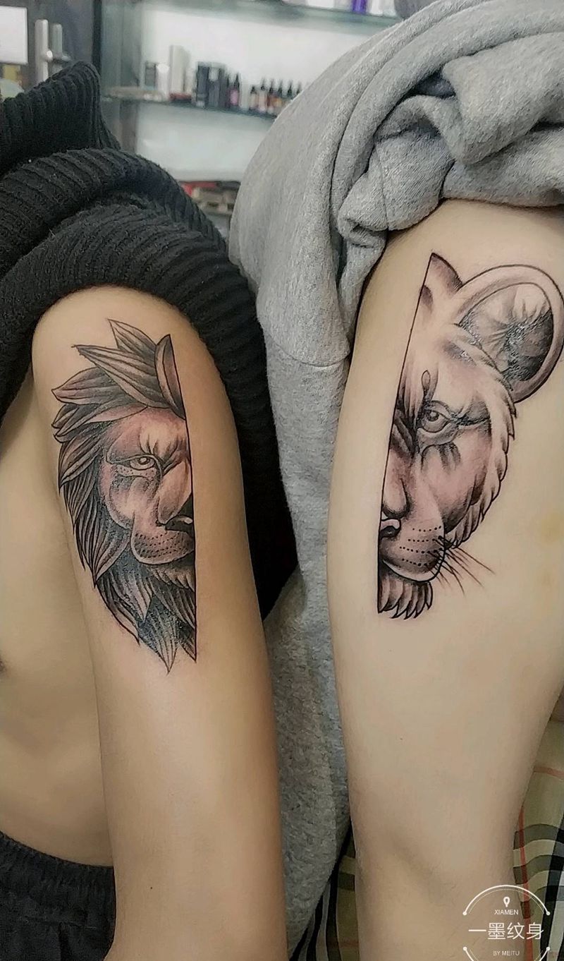 情侣纹身纹身图片_手臂老传统纹身图案