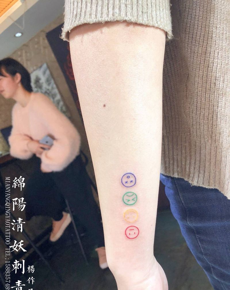 笑脸纹身图片