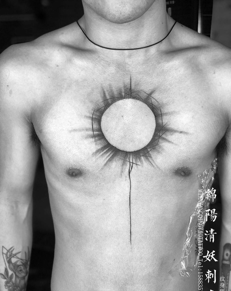 一个圈纹身[憨笑] 高作品纹身图片