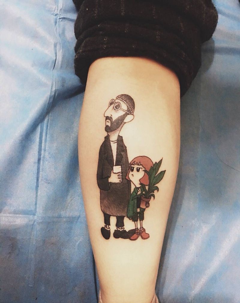 这个杀手不太冷纹身图片