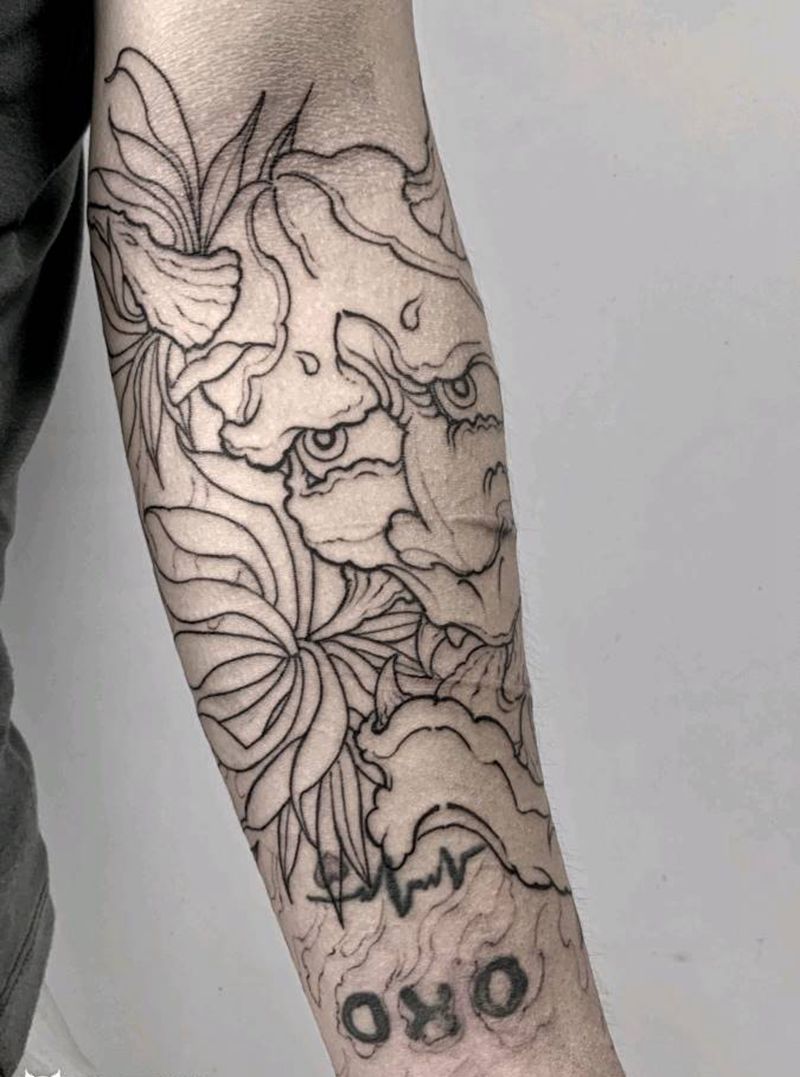 般若  下次继续纹身图片_手臂新传统纹身图案