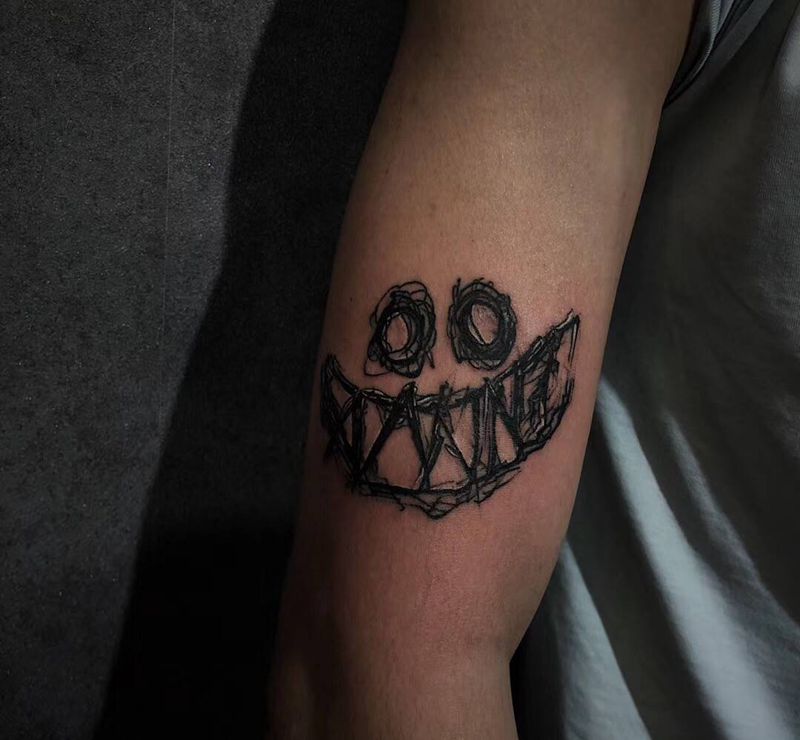 凌乱…凌乱…纹身图片_手臂腿部New SchoolOld School纹身图案