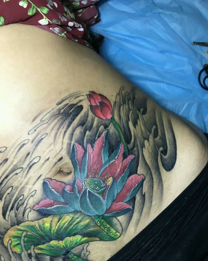 纹过最不好纹的地方了纹身图片