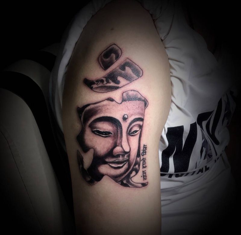 普贤菩萨纹身图片