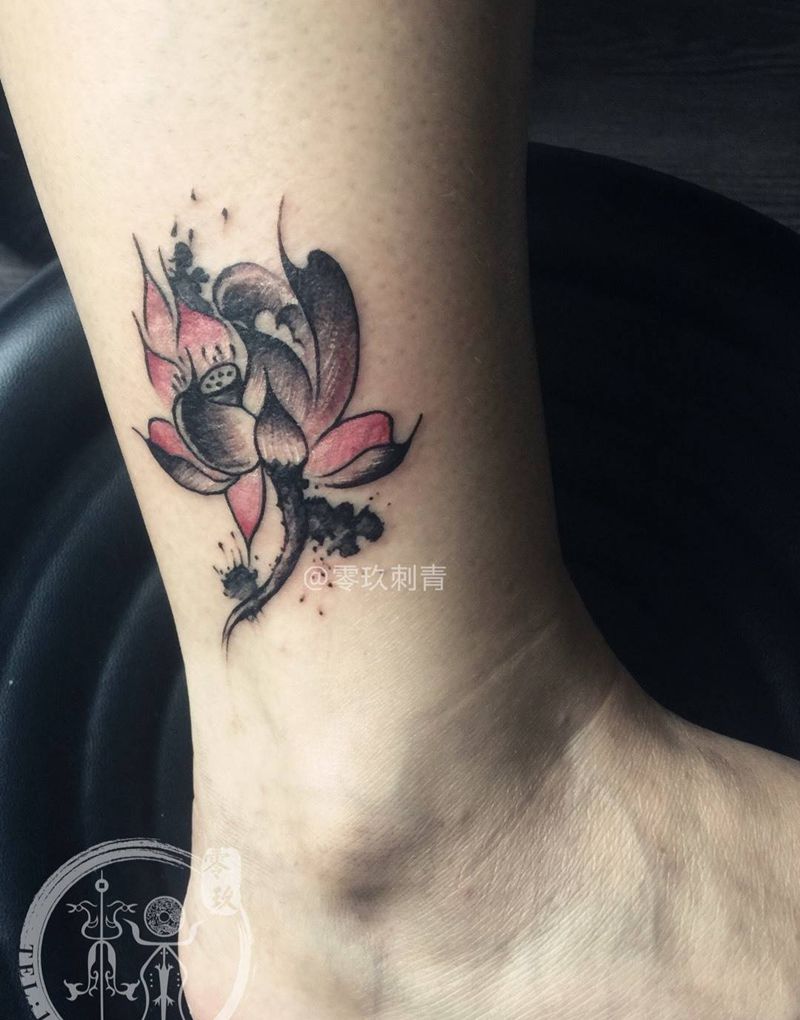 脚踝纹身纹身图片