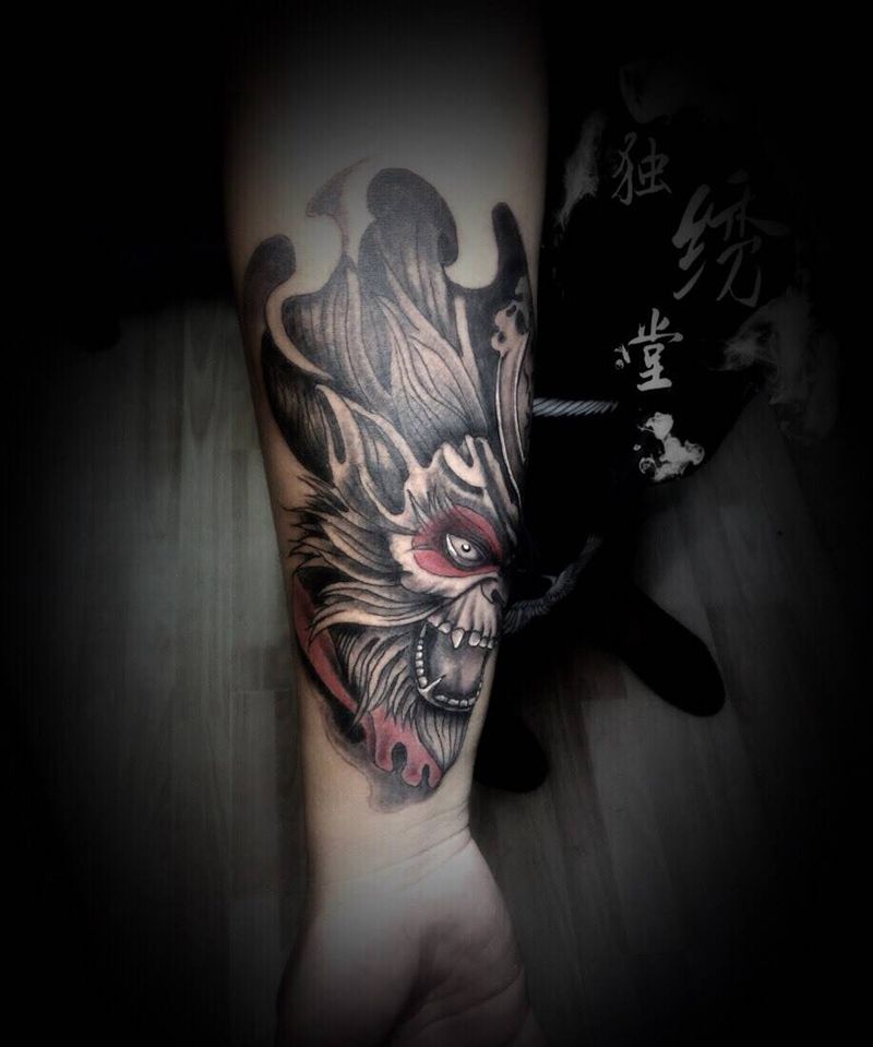 斗战胜佛纹身图片