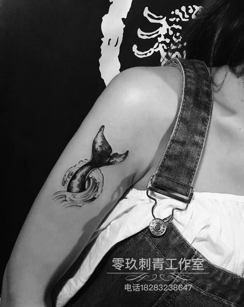 鲸鱼纹身图片