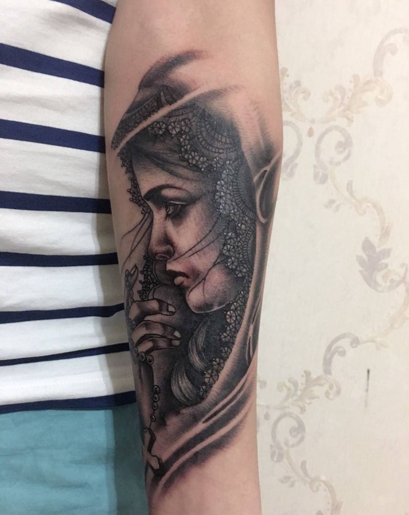 欧美写实纹身图片_欧美手臂肖像纹身图案