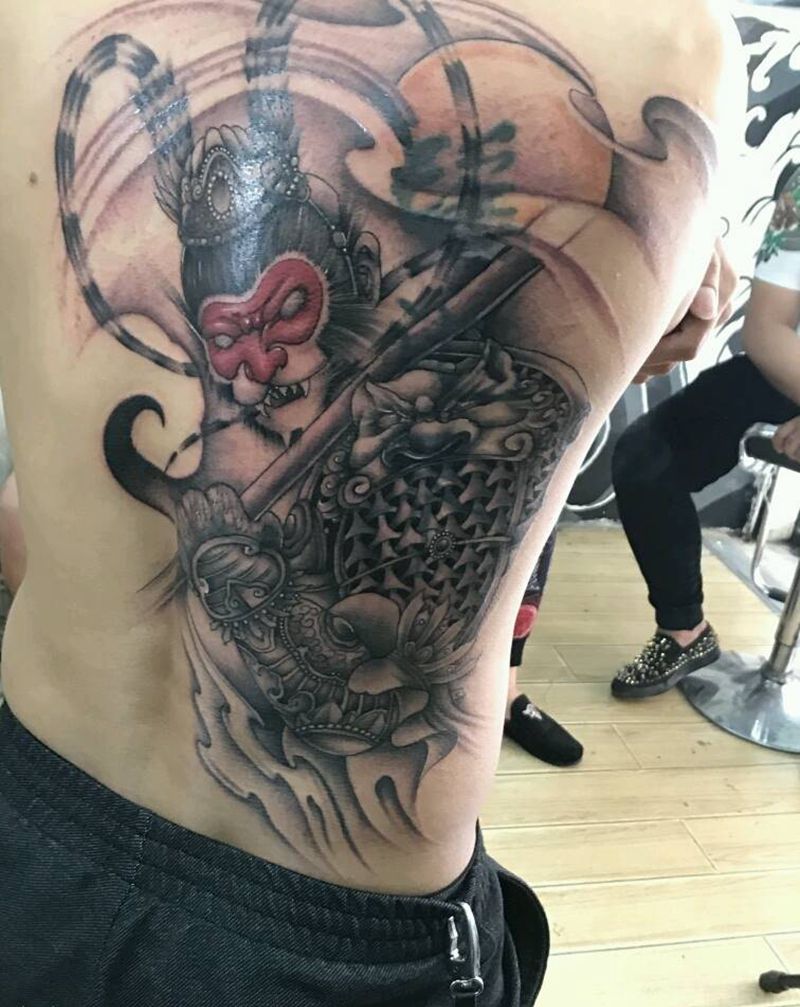 遮盖，就留一个瑶字出来纹身图片