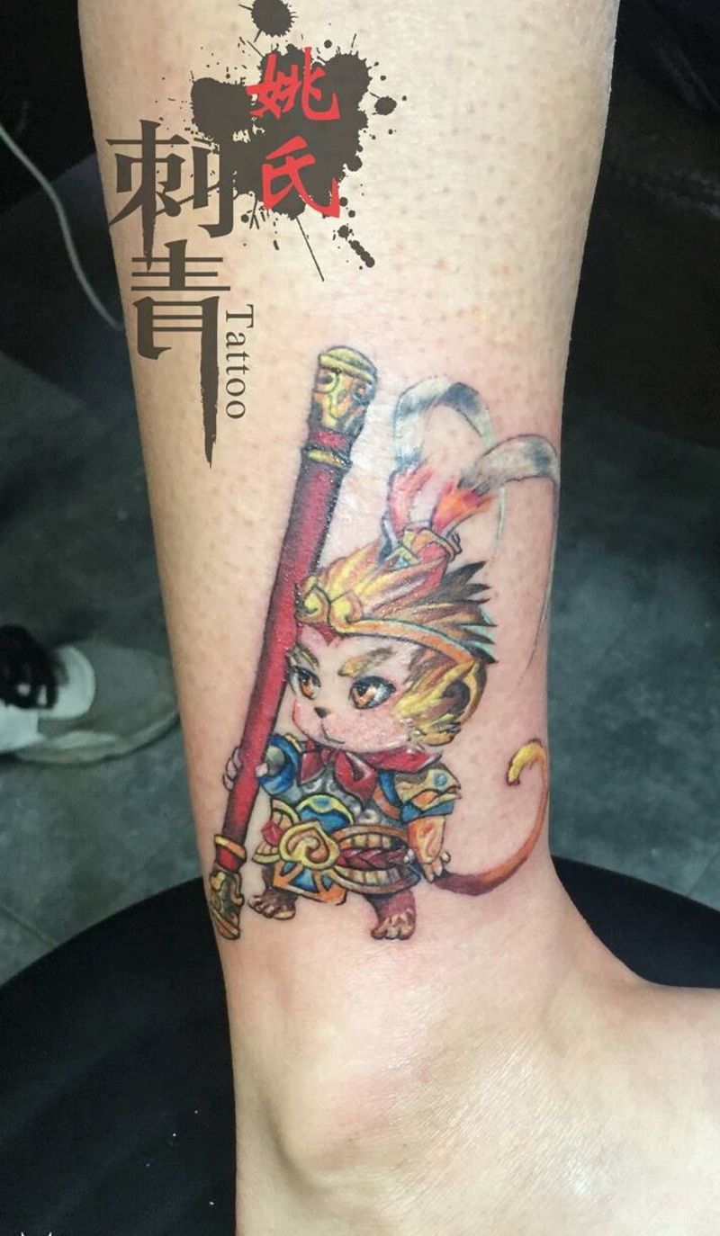 猴年大吉！纹身图片