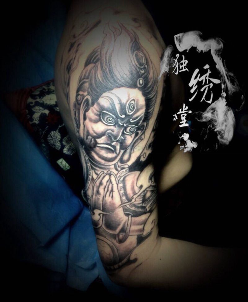 阿修罗纹身图片