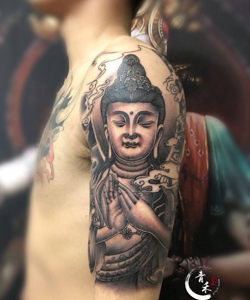菩萨纹身图片