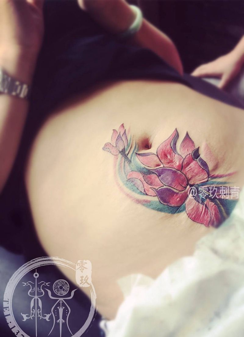 原创设计疤痕遮盖纹身图片