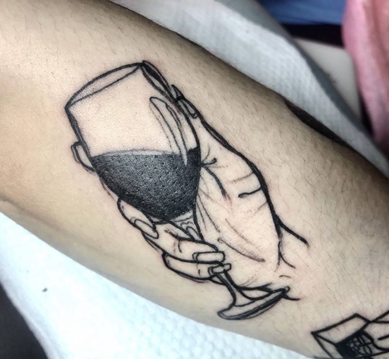 花臂拼接纹身图片