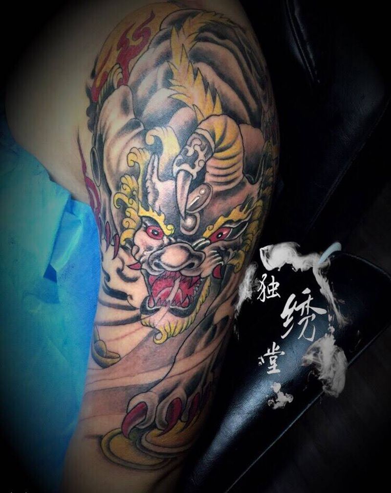 貔貅纹身图片