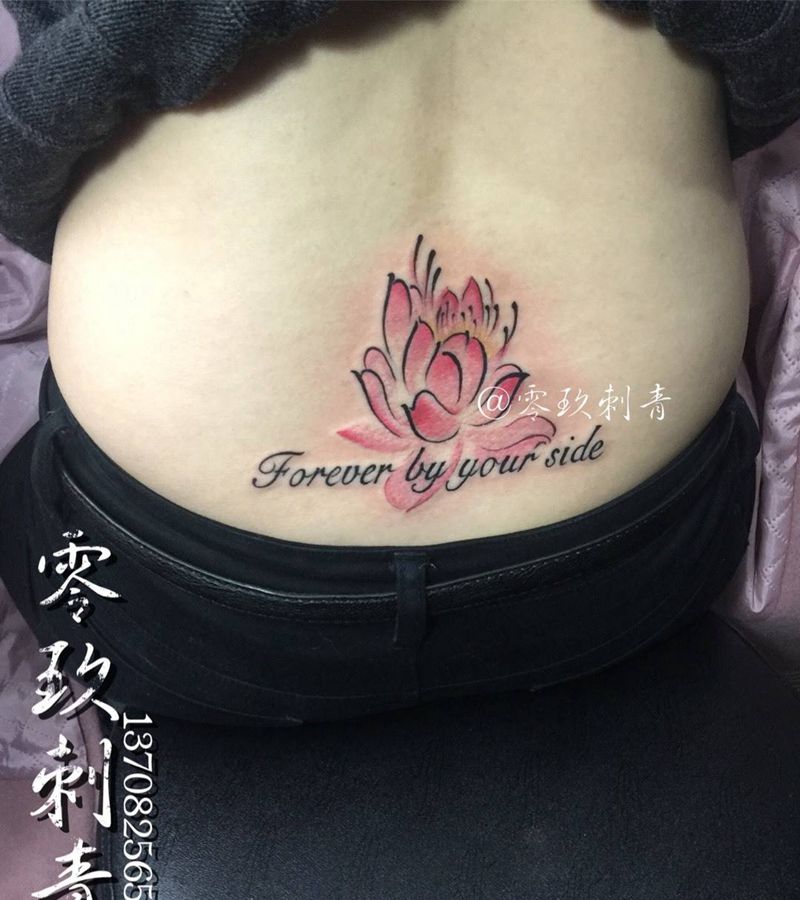 莲花纹身纹身图片