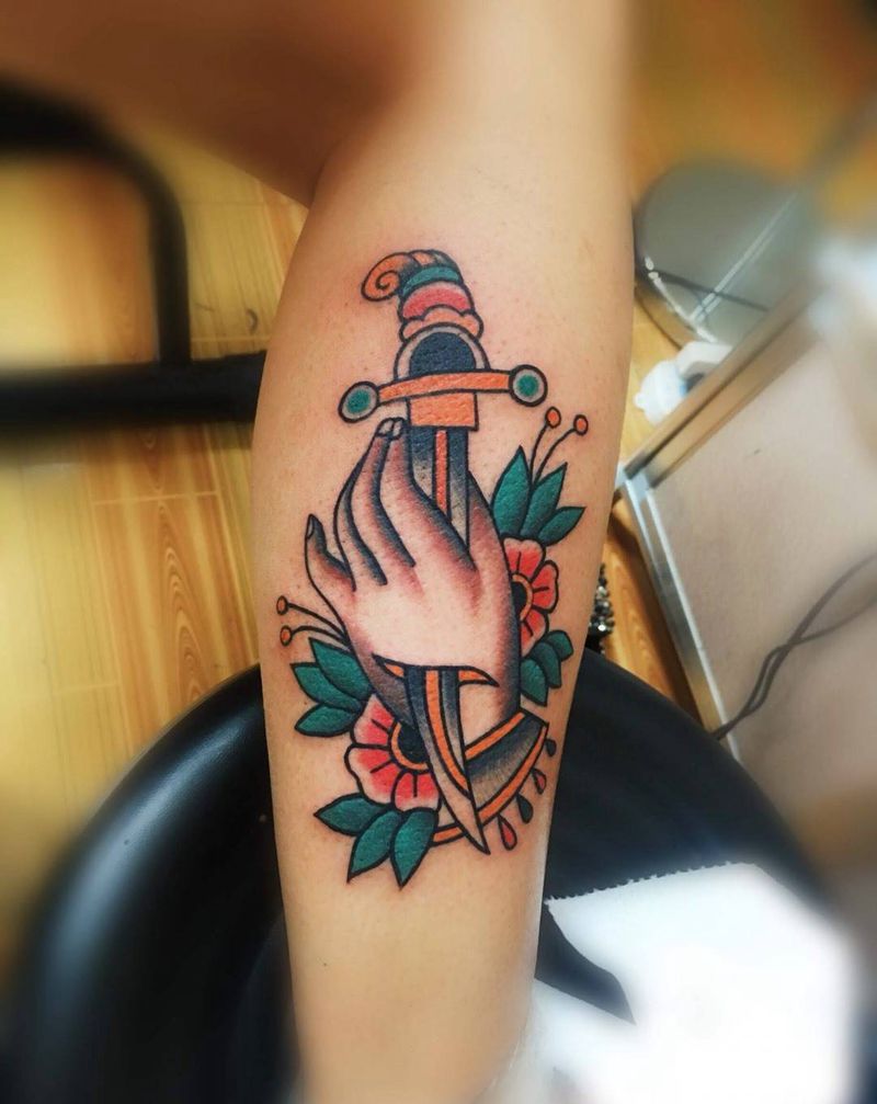 School纹身图片_欧美纹身图案