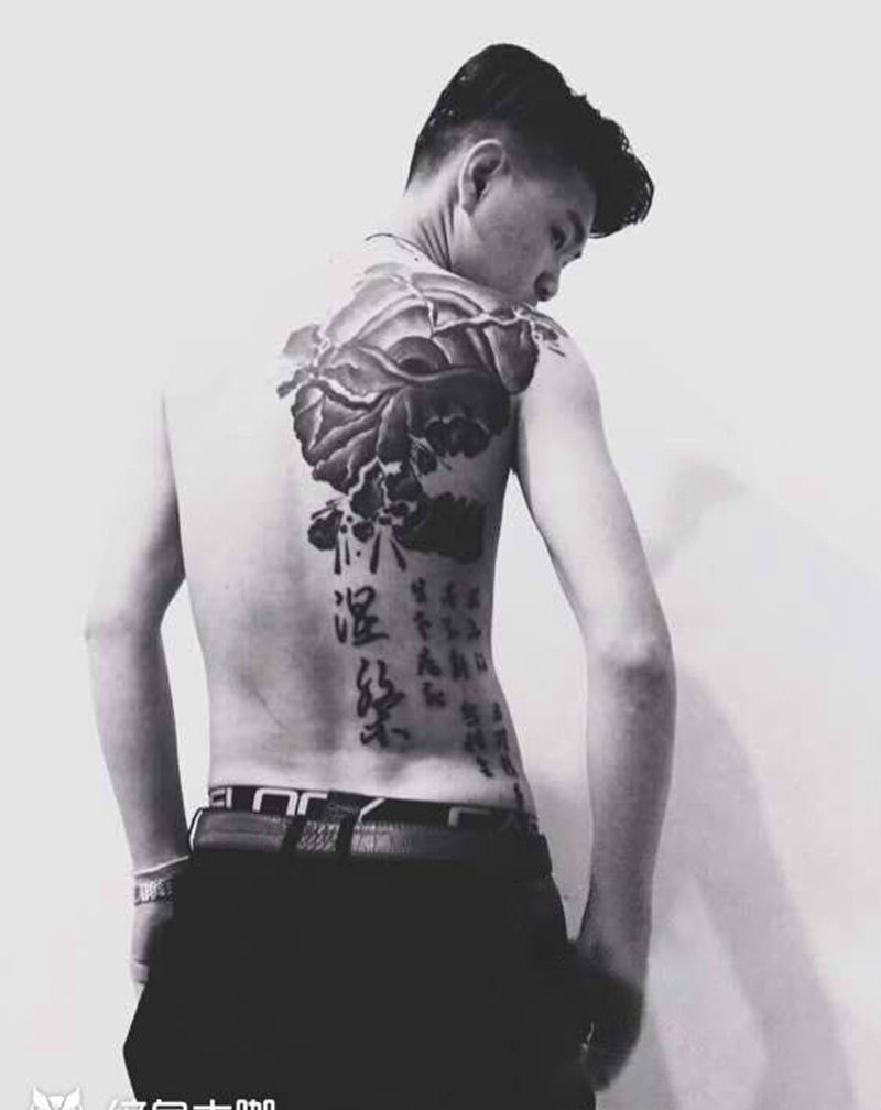 涅槃纹身图片