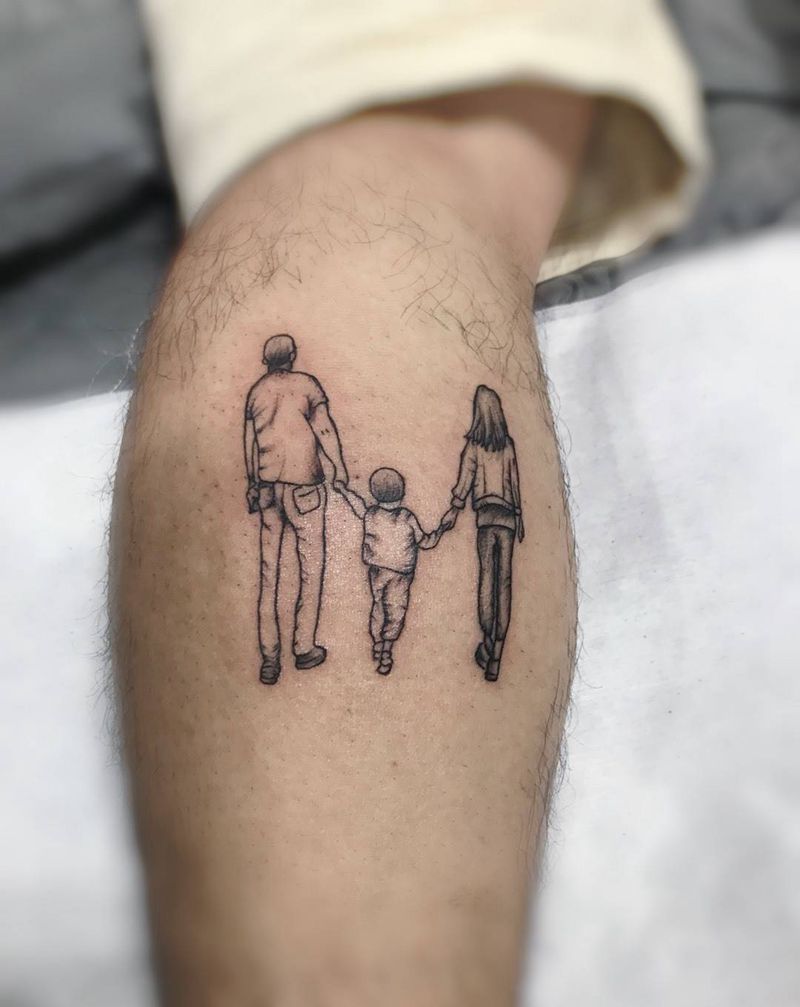 一家人纹身图片