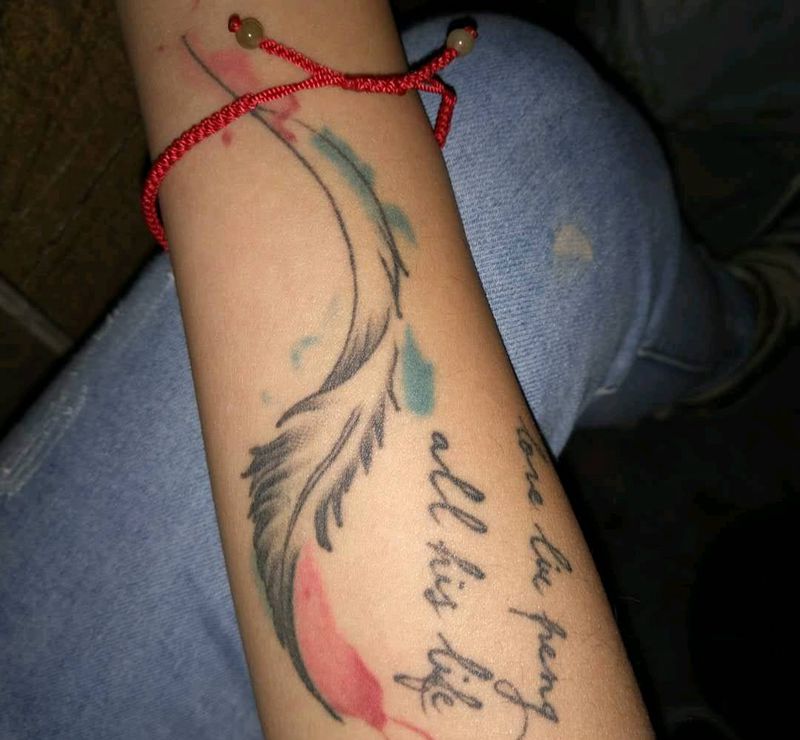 遮盖纹身图片_手臂Old School花  遮盖纹身图案