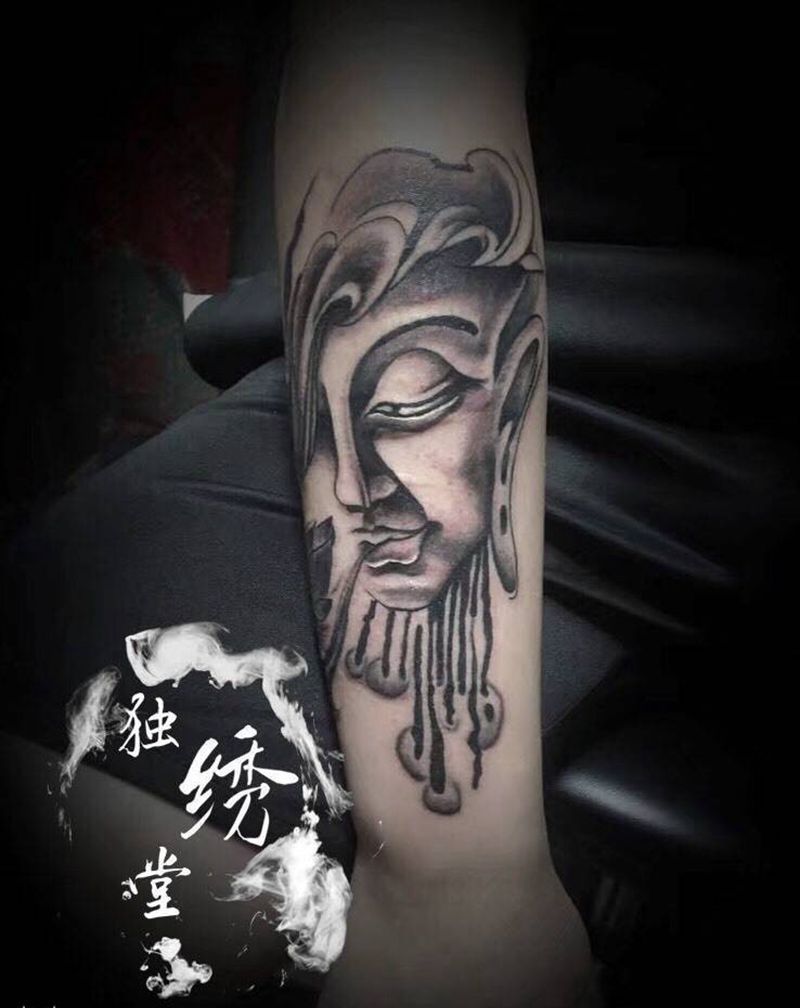 佛陀纹身图片