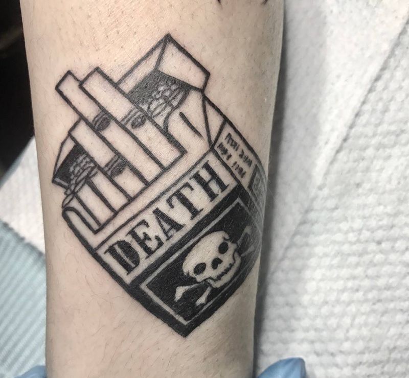 花臂拼接纹身图片