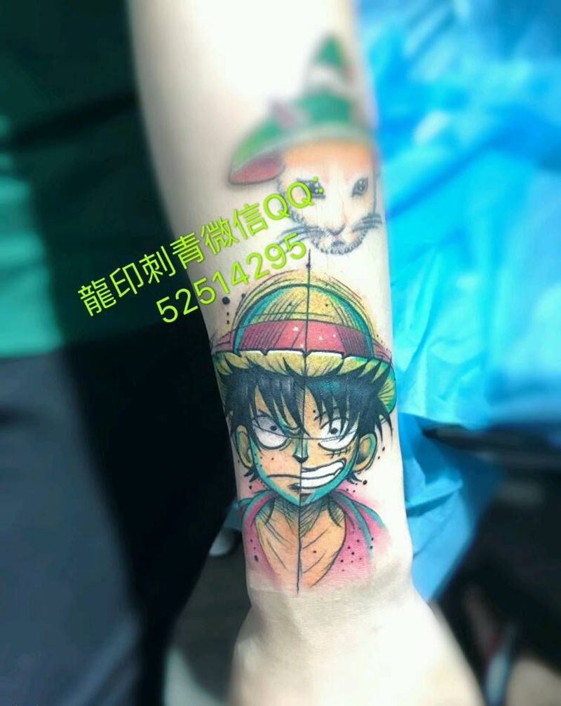 完成两个小图纹身图片