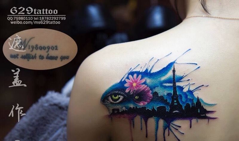 遮盖作品纹身图片