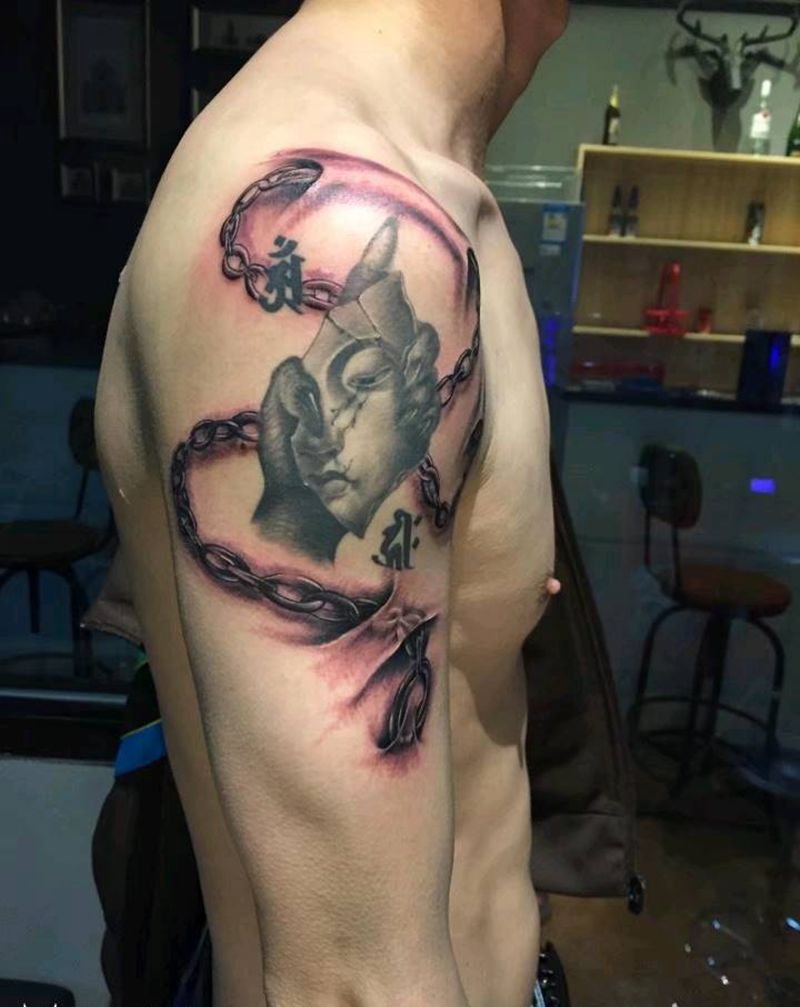 链纹身图片_成品纹身图案