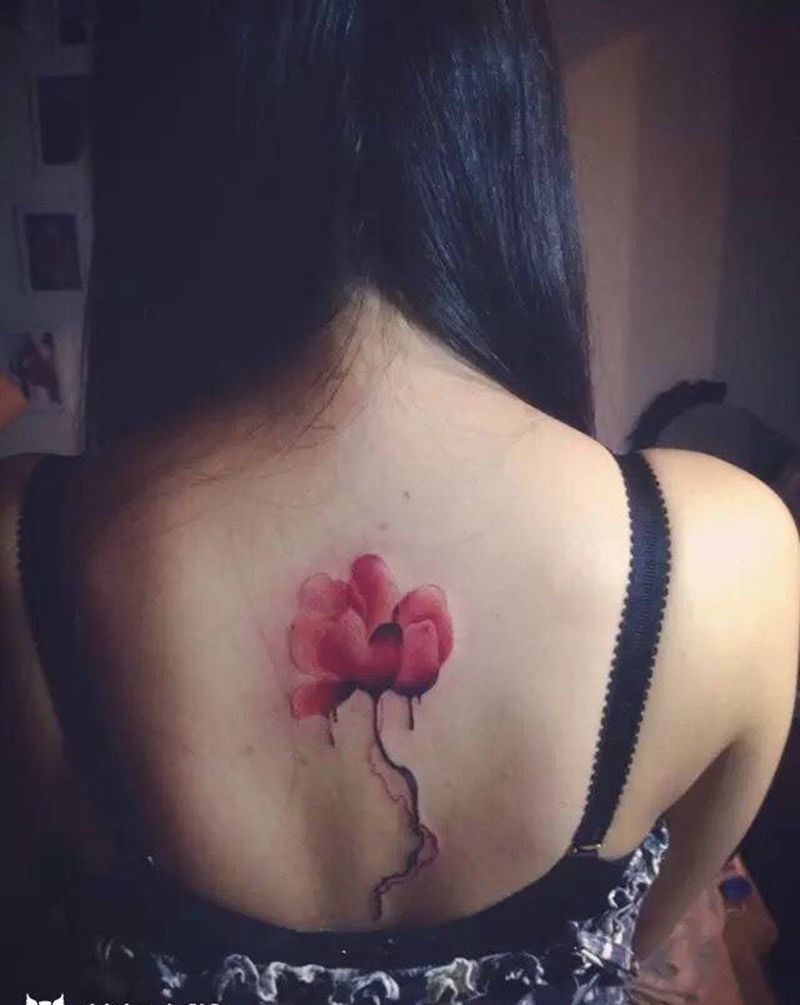 小清新一枚纹身图片