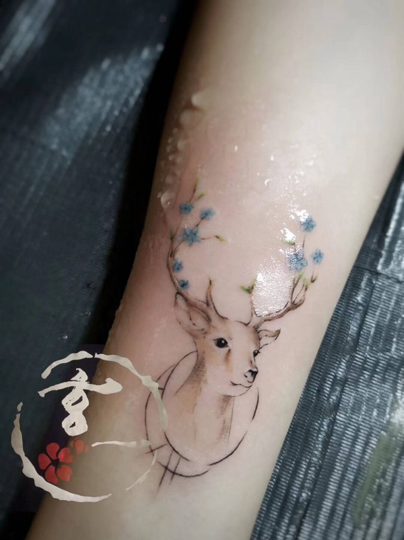 小清新纹身图片_手臂纹身图案