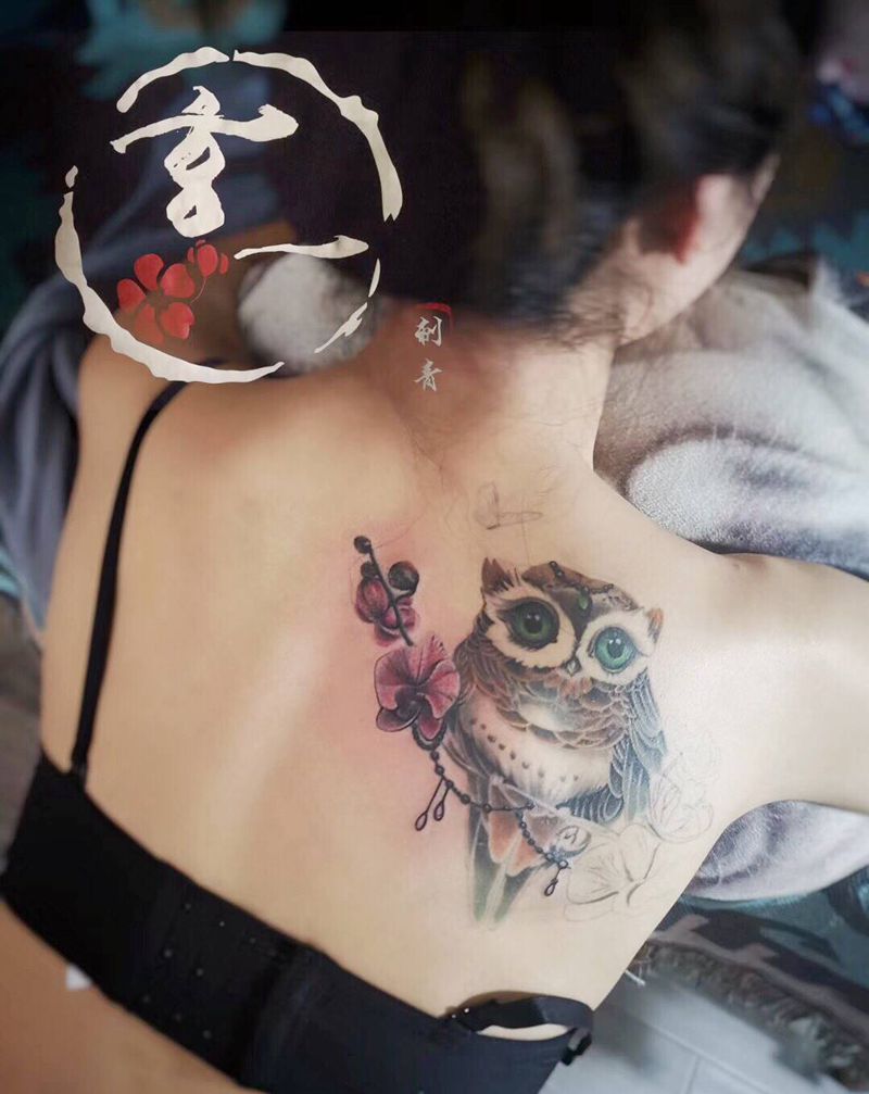 未完待续纹身图片_背部纹身图案