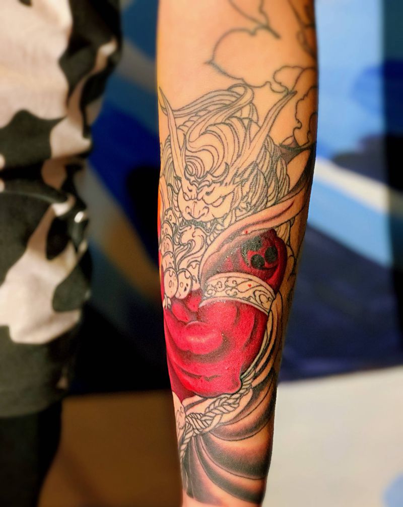 传统花臂，待续纹身图片_手部新传统纹身图案