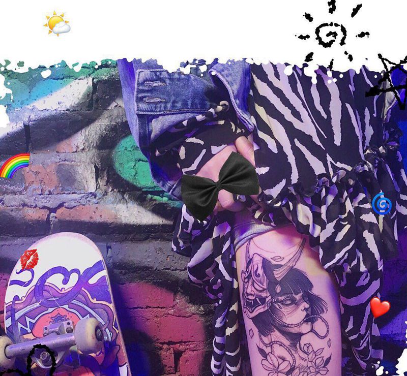 如图纹身图片_腿部纹身图案