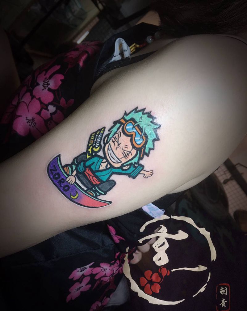 可爱2枚纹身图片_手臂纹身图案